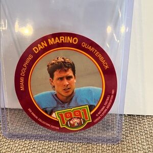 1991 Dan Marino King-B Collector's Edition Disc #23